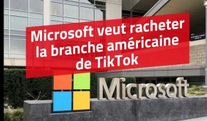 Microsoft veut racheter la branche américaine de TikTok