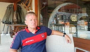 Interview de Olivier Guégan, entraineur du VAFC,  à Tignes