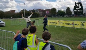 Journées sportives entre policiers et jeunes des quartiers à Lille Sud