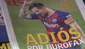 Football: Messi veut quitter le Barça, les supporters réagissent