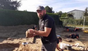 Visite d'un chantier archéologique à Thérouanne