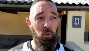 Football (Coupe de France ): l'entraîneur de Landrecies, réagit après la défaite 15-0 de son équipe