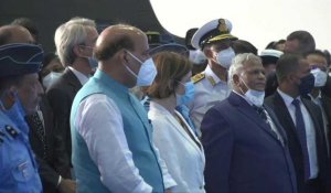 Inde: la ministre française de la Défense assiste au lancement des avions de combat Rafale
