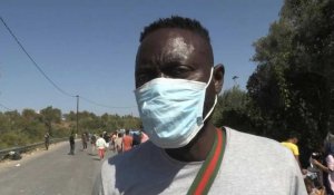 "Nous avons tout perdu": la détresse des migrants après l'incendie du camp de Moria