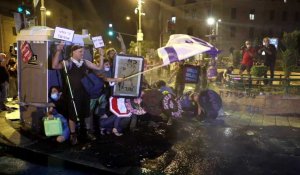 À Jérusalem des manifestants exigent la démission de Benjamin Netanyahu, inculpé pour corruption