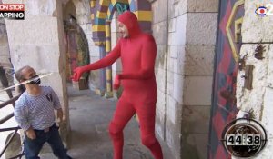 Fort Boyard : Éric Antoine fait sensation dans son costume d'homme araignée (vidéo)