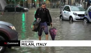 Milan, les pieds dans l'eau