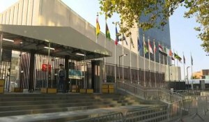 New York: Images du siège de l'ONU, qui célèbre son 75e anniversaire