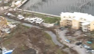 Ouragan Dorian : Des images aériennes montrent la dévastation dans les îles Abacos