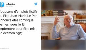 Soupçons d'emplois fictifs au Parlement européen : Jean-Marie Le Pen convoqué pour être mis en examen