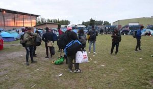 Grande-Synthe: évacuation du camp de migrants du Moulin.