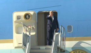 Donald Trump arrive à Los Angeles pour une visite de deux jours