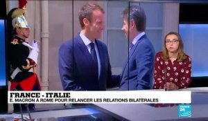 Emmanuel Macron se rend en Italie pour relancer les relations bilatérales