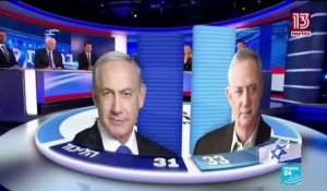 Législatives en Israël : Netanyahu et Gantz au coude-à-coude