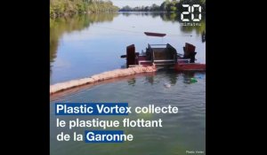 Plastic Vortex collecte les déchets flottants de la Garonne