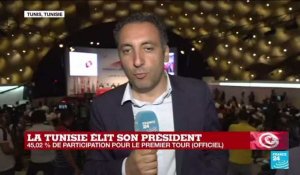 Présidentielle en TUNISIE : 45,02% de participation pour le 1er tour