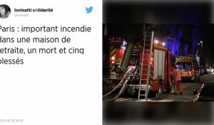 Un centenaire décède dans l'incendie d'une maison de retraite à Paris