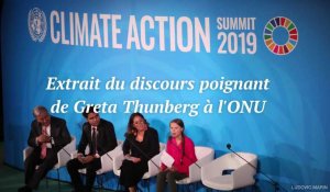 Extrait du discours poignant de Greta Thunberg à l'ONU