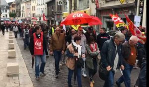 Manifestation dans les rues de Troyes contre le projet de réforme des retraites