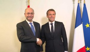Rencontre entre les présidents français et irakien