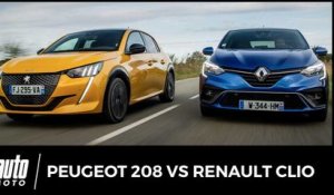 Peugeot 208 vs Renault Clio : essais et premier match en vidéo