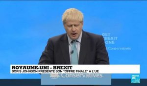 REPLAY - Brexit : Boris Johnson présente son "offre finale" au congrès du parti conservateur