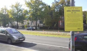 Amnesty rebaptise la rue de l'ambassade saoudienne à Bruxelles
