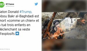 Abou Bakar al-Baghdadi, chef du groupe État islamique, tué lors d'une opération militaire américaine, confirme Donald Trump
