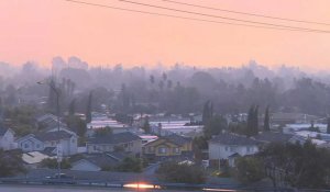 Le soleil se lève en Californie où des incendies importants ont été déclarés
