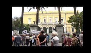 CET de Giuncaggio : le collectif Tavignanu Vivu manifeste à Ajaccio