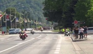 Passage du Tour cycliste Savoie Mont-Blanc à Albertville