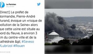 Incendie de l'usine Lubrizol à Rouen : un "risque de pollution de la Seine", selon les autorités