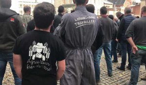 Agribashing et interdiction des pesticides : une centaine d'agriculteurs battant pavillon de la FDSEA 62 ont manifesté devant la préfecture du Pas-de-Calais à Arras