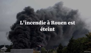 Rouen : l'incendie qui ravageait l'usine Lubrizol est éteint