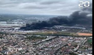  Incendie de l'usine Lubrizol à Rouen : Le feu est désormais éteint