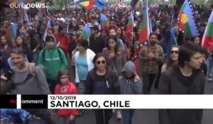Des groupes indigènes au Chili manifestent pour leurs droits