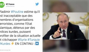 Syrie. Poutine tance Erdogan avant de l'inviter en Russie pour parler de l'offensive turque