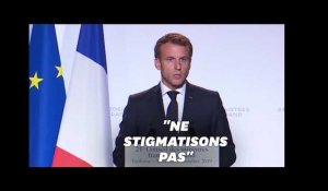 Emmanuel Macron refuse le "raccourci fatal" entre terrorisme et islam