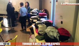 Le 18:18 - Notre reportage avec les sinistrés de Pont-de-Crau à Arles, au lendemain du passage de la tornade