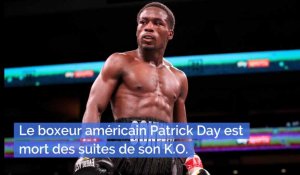 Victime d'un violent K.O. samedi, le boxeur américain Patrick Day est mort