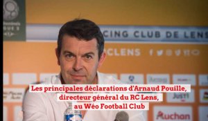 Arnaud Pouille, directeur général du RC Lens, au Weo Football Club