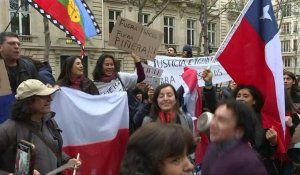 À Paris, une manifestation en soutien au peuple chilien