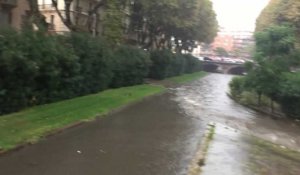 Fortes pluies à Perpignan