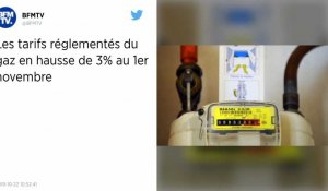 Les tarifs réglementés du gaz vont augmenter de 3 % début novembre