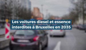Les voitures diesel et essence interdites à Bruxelles en 2035
