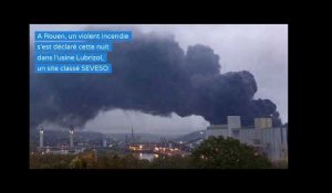 Rouen : violent incendie dans une usine classée Seveso, Lubrizol