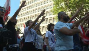 Liban : manifestation devant la banque centrale à Beyrouth (2)