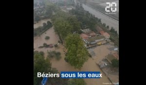 Les images des inondations à Béziers, dans l'Hérault