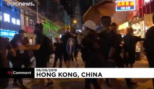 Hong Kong : des milliers de manifestants dans la rue vendredi 