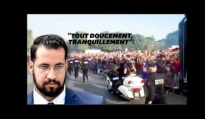 La vidéo inédite de Benalla pour démentir son implication dans la vitesse du bus des bleus